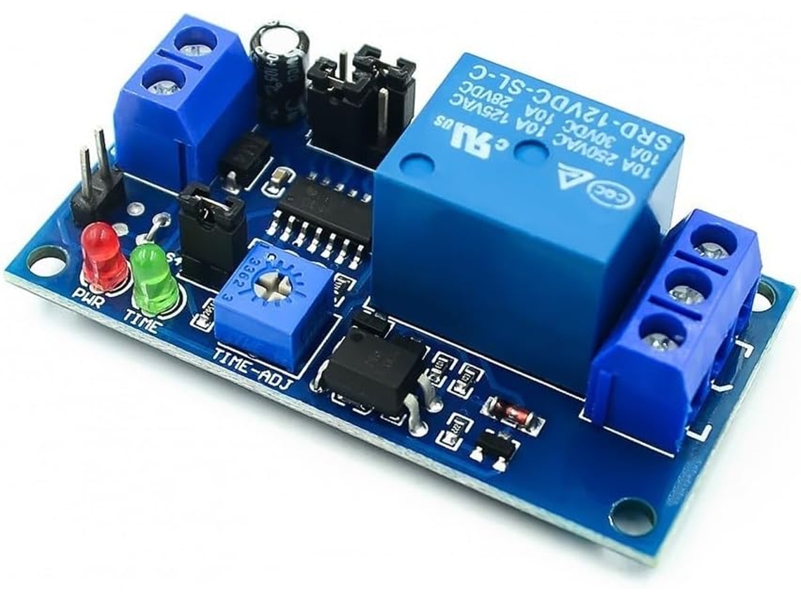 Placa Temporizadora Ajustável De 12v Dc Com Oito Configurações Tempo