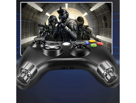 Comando Xbox 360 KINSI Kinsi Dualshock (Wireless - Branco)
