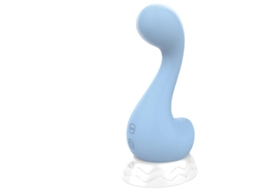 Vibrador De Silicone Prova Dgua Com 7 Modos De Vibrao Para Mulheres (azul)