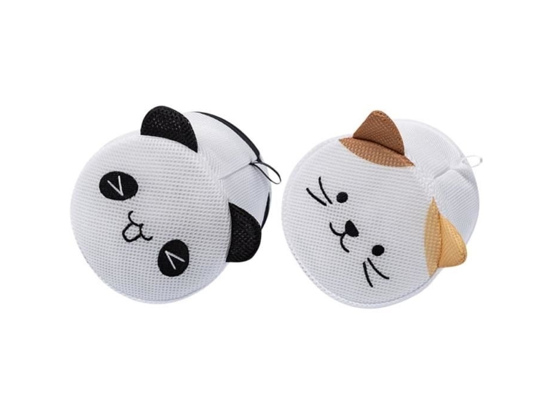 2 Sacos de Roupa Suja com Estampa Desenho Animado, 2 Sacos de Malha para Lavar Roupa Íntima, Sutiãs, Meias e Calças BRILVIBERA