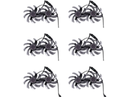 Kit com 12 Ventoinhas de Resfriamento para Placa de Vídeo de 87 Mm Substituição SFUSHOS (modelo Fdc10h12s9 c)