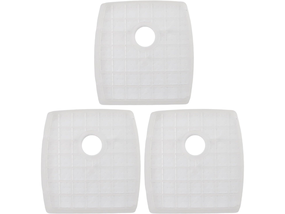 Kit Com 3 Filtros De Reposição Laváveis Para Aspiradores Pó
