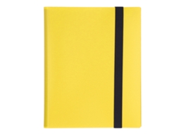 Álbum Para Cartas Colecionáveis​​ Com Capa Colorida, 20 Páginas E 9 Bolsos, Grande Capacidade, Ideal Para Guardar Cartas De Baralho. Cor Amarela