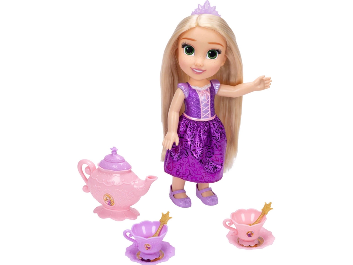 Boneca Rapunzel 38cm Com Conjunto De Ché Disney