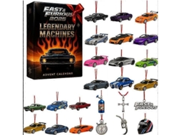 Calendário de Advento de Natal 2025 Carros Fast Furious em Acrílico Nova Line