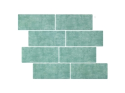 Vidaxl Azulejo Subterrâneo 10 Unid. Cinza Verde 29 X 21 Cm