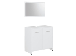 Bathroom Furniture Set, Bathroom Furniture Sets Vidaxl Branco Madeira Processada (n/a)
