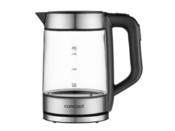 Bule Elétrico De Vidro Conceito Rk4067 Controle De Temperatura 1,7l Concept