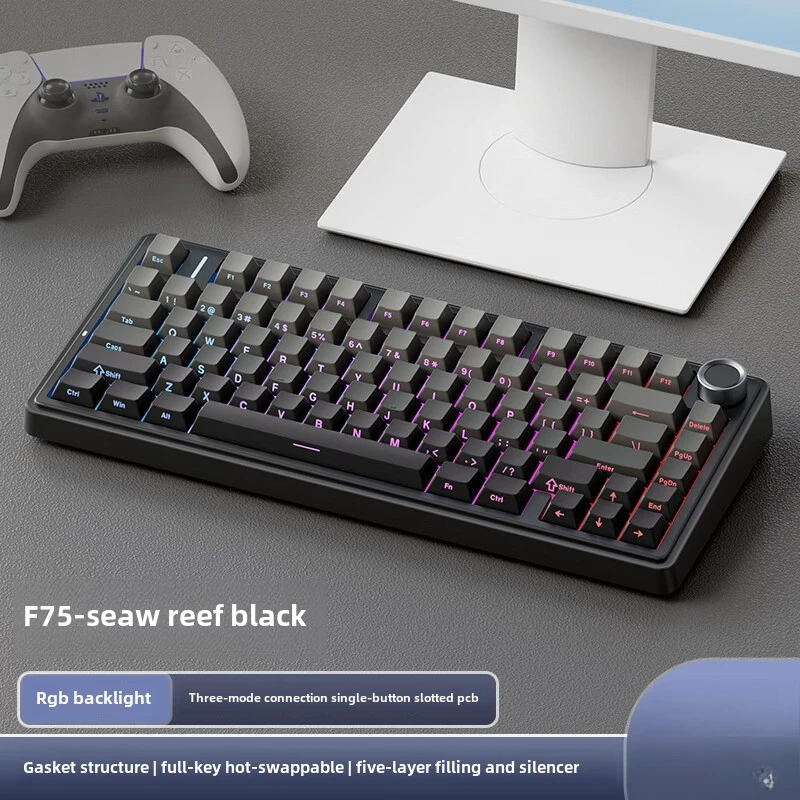 Teclado Mecânico Sem Fio Bluetooth Para Jogos (black Death Switch)
