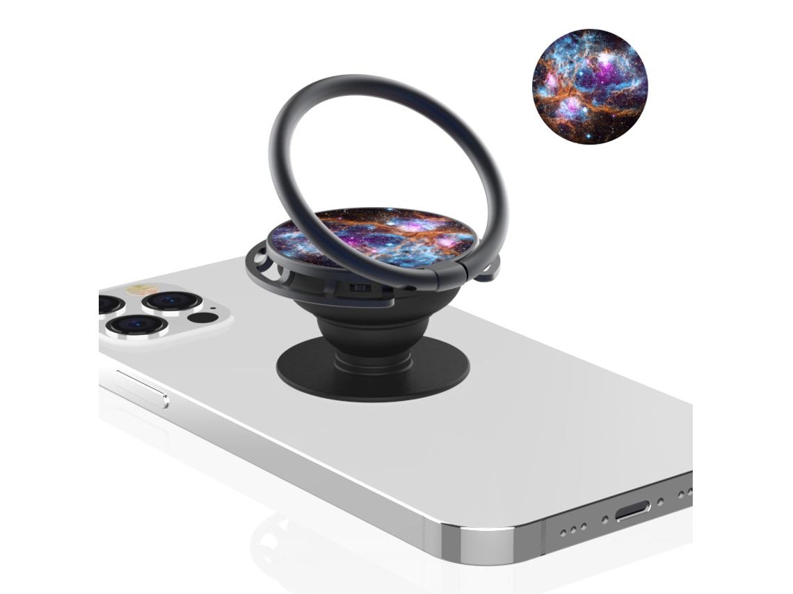 Suporte Retrátil Para Celular Com Anel (céu Estrelado)