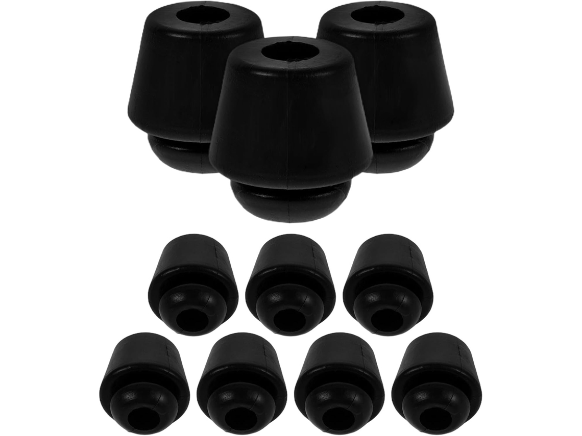 Conjunto De 10 Amortecedores De Borracha Para Portas E Porta-malas De Carros.