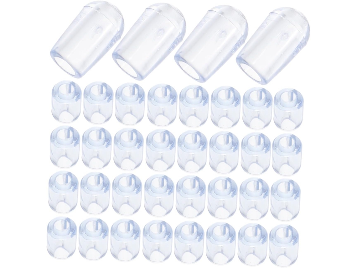 Pretyzoom 80 Peças Protetores De Grelha Pia, Pés De Pvc Transparente Para Grelha Cozinha, Capas Protetoras, Acessórios
