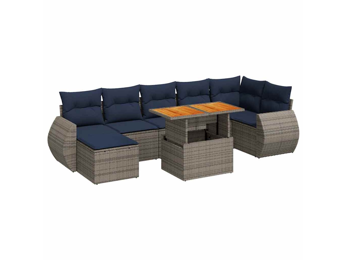 Garden Sofa Set, Garden Sofa Sets Vidaxl Cinzeto Rattan / Vime (n/a)