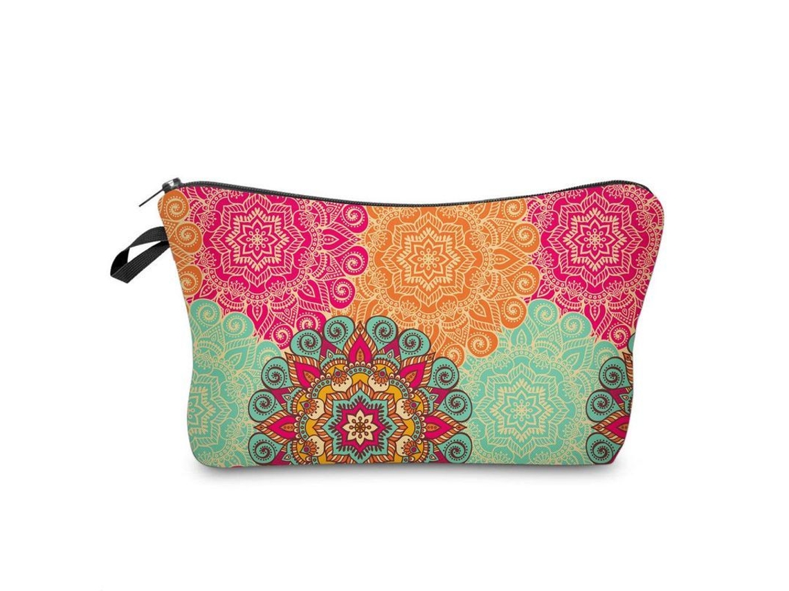 Bolsa de Maquillaje Linjou para Mulher Impermeável Bonita Espaçosa para Viagem e Higiene S/MARCA