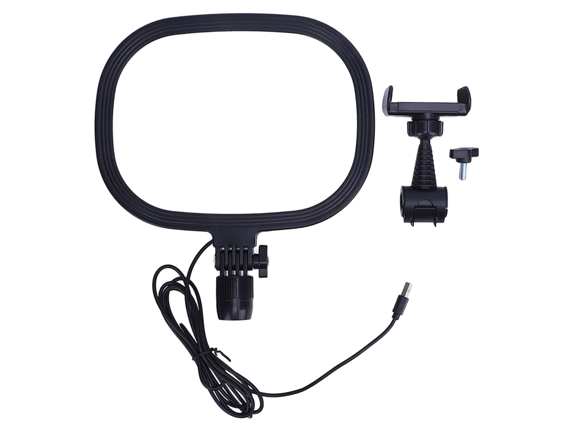 Luz De Relleno Para Telefone 9 Polegadas 3000-6500k Led De Alto Brilho Para Streaming De Vídeo E Selfie