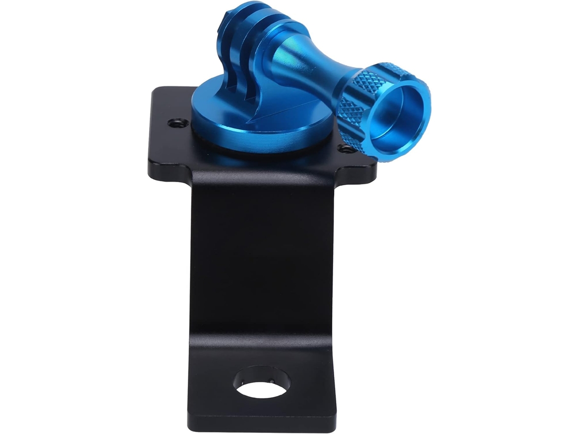Suporte De Retrovisor Moto, Em Alumínio Durável Para Câmera Ação, Instalação Fácil Ciclistas, Azul, 1 Peça