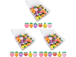 Série 3 Alfinetes Para Frutas, Quadro De Avisos, Tachinhas E Pressão,