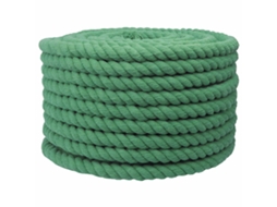 Vidaxl Corda De Algodão 16 Mm 25 M Verde 100% Algodão