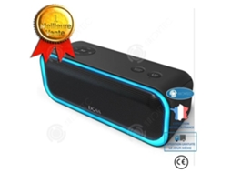 I® DOSS SoundBox Pro Alto-falante Bluetooth à prova dágua externo TWS Subwoofer estéreo Luz de cartão BASS INNOVTEC