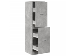 Armário Boticário Cinza Cimento MAISON EXCLUSIVE 40x41x144,5 cm