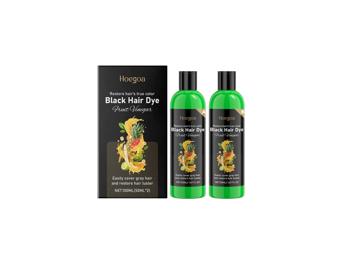 Tinta Cabelo Hoegoa Fruit Vinegar Black Ab