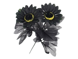 Laxiscreed Flor Artificial De Girassol Preto Para Decorações De Casamentos E Festas
