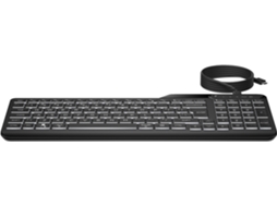 Teclado com fio HP 400 retroiluminado