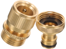 Conector De Mangueira Latão Com Engate Rápido Para Prevenção