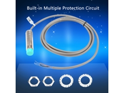 Laxiscreed Interruptor De Proximidade Indutivo Npn No De 8mm Para Detecção Precisa
