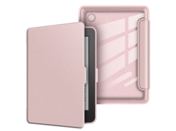 Capa de acrílico com glitter rosa para Kobo Clara 2e 6 Polegadas SIURN (2022)