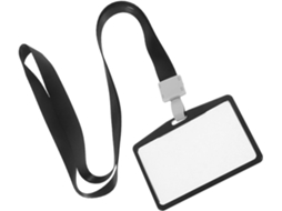 Lurelia Porta-crachá Magnético Com Cordão Em Alumínio E Liga Metálica Para Escritório E Escola