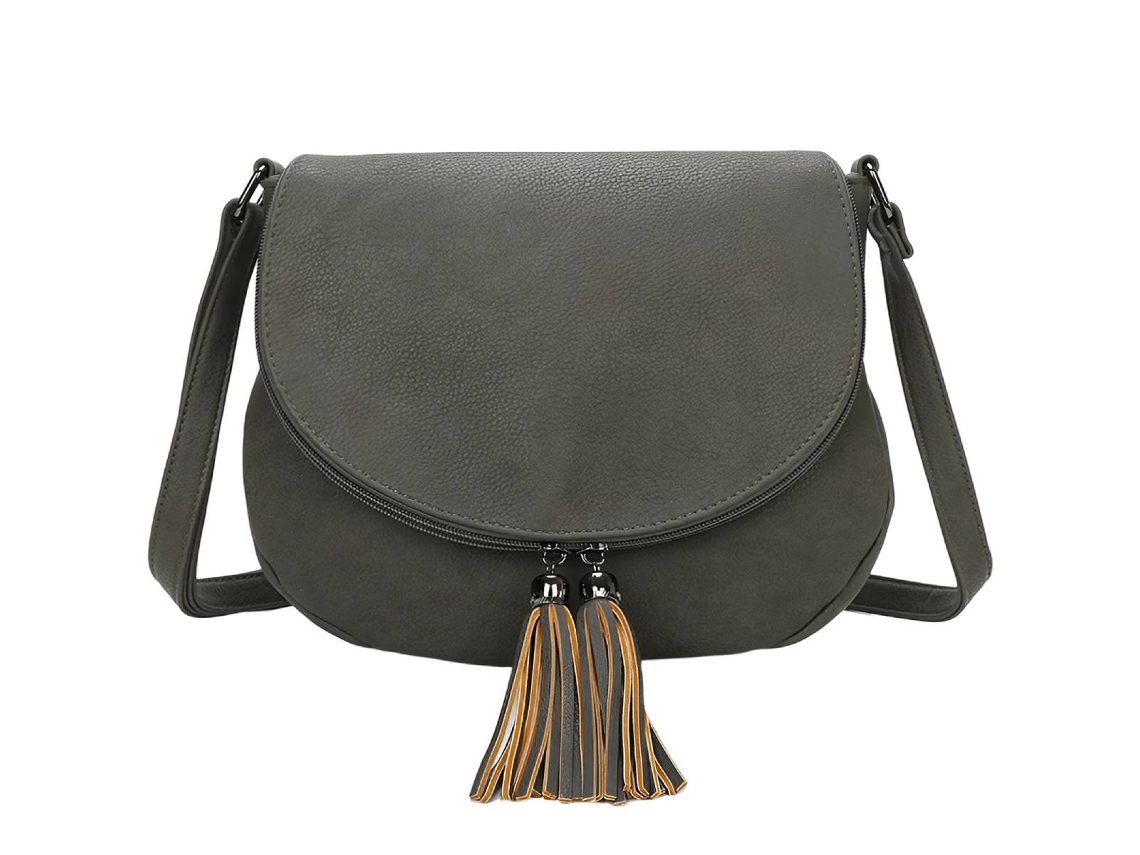 Bolsa De Ombro Com Zíper Para Mulheres