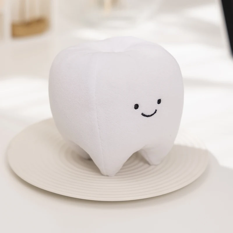 Modelo de Brinquedo Dental de Pelúcia Fofo, Macio e Esculpido. MDUG (dentes de 10 Cm)