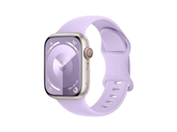 Pulseira de Silicone HALINUI para Apple Watch S1 11/ultra (38 42 Mm) com fecho em oito, design esportivo respirável, lavanda