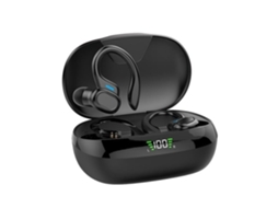 Auriculares Sem Fios Bluetooth 5.3 Som Hi-fi Som Estéreo Microfone Para Chamadas Display Led/lcd Controlo Tátil Lurelia