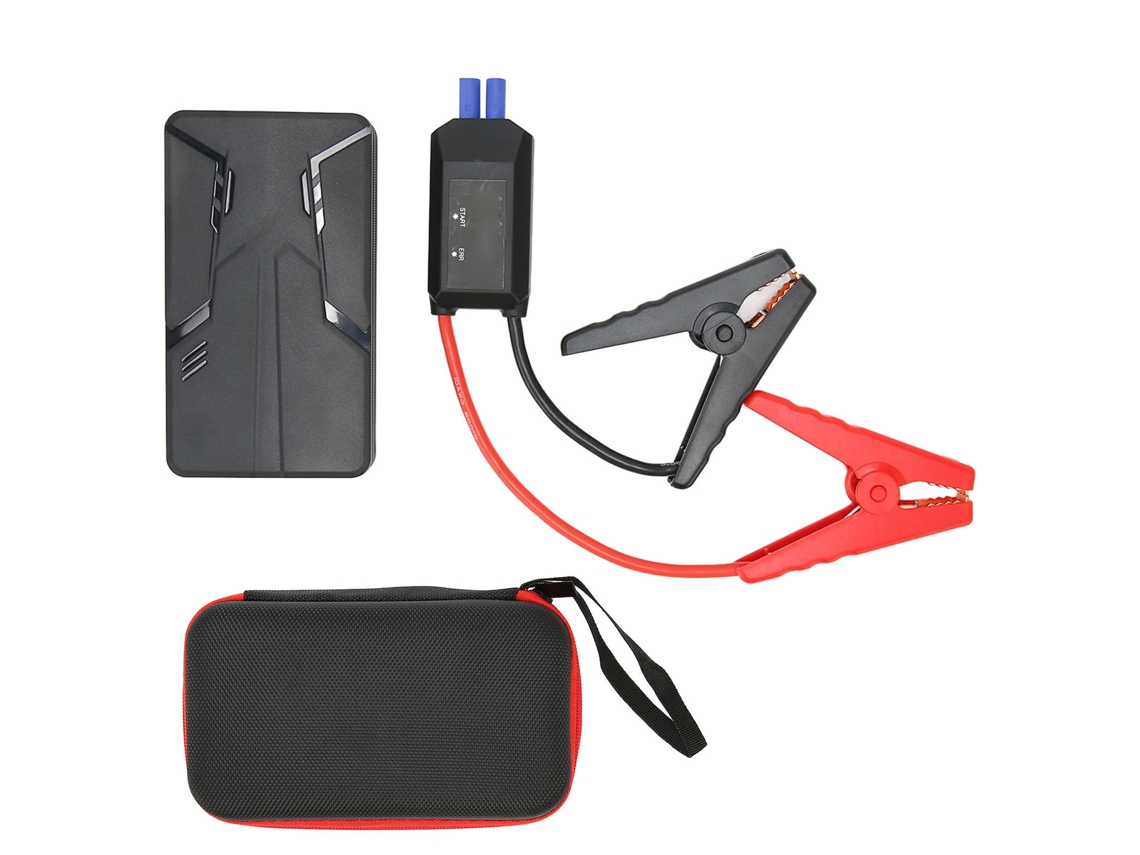 Iniciador De Carro Portátil 600a 8000mah Lâmpada Led