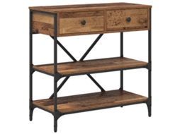 Conjunto 1 Aparador Vidaxl Castanho Madeira (75 X 34,5 X 75 Cm)