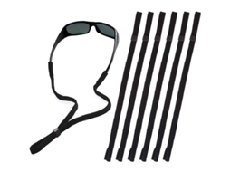 Cinto para Óculos Preto, 6pcs para Esportes e Uso Diário, Adequado para Homens e Mulheres, Leve e Confortável