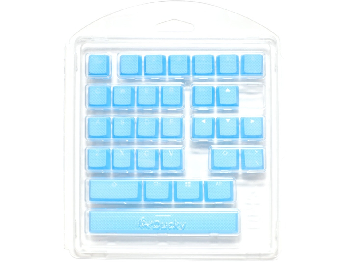 Conjunto de 31 Teclas de Borracha DUCKY Double Shot Backlight Azul