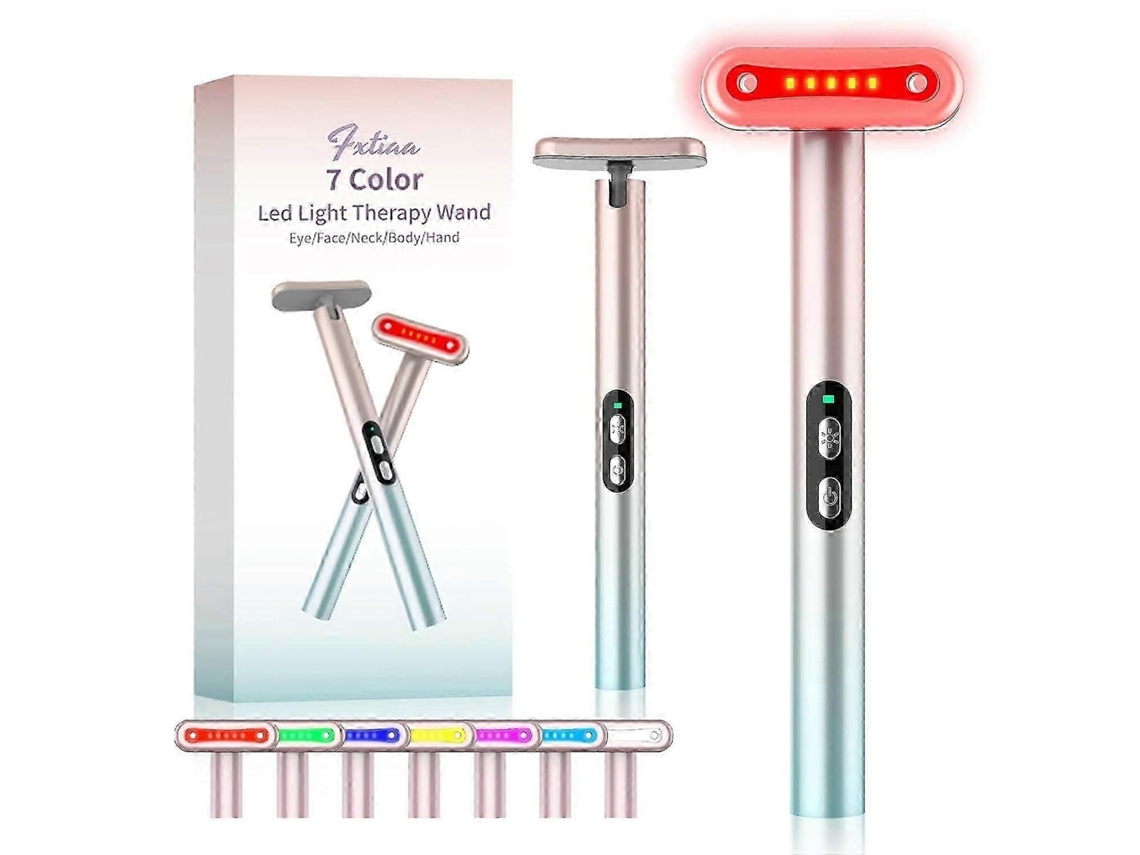 Terapia de Luz Vermelha para o Rosto, 7 em 1 Equipamento Olhos Led Cuidados com a Pele Casa GOKOCO