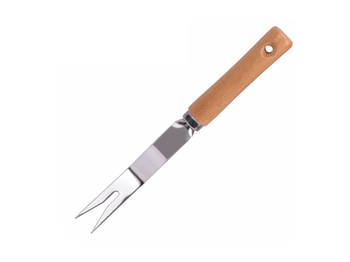 Forca Manual Remocao Ervas Aco Inoxidavel Punho Ergonomico