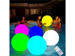 Primerox bola inflável com LED para piscina