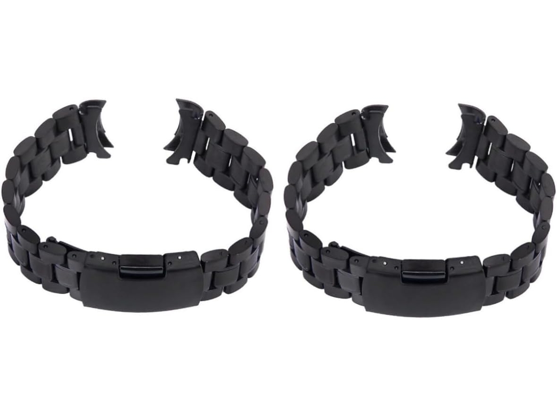 2 Peças Pulseira Relógio Inoxidável 20 Pulseiras Reposição Aço Mm GOKOCO