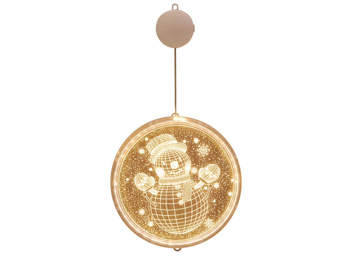 Decorações De Natal Para Janelas, Luzes Led De 2,6 M Para Pendurar Na Janela, Alimentadas Por Bateria, Para Uso Interno E Externo,-aquaforge