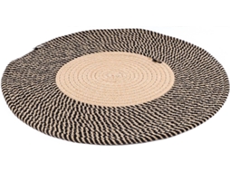 Tapete Redondo Reversível De Juta Estilo Nórdico Alomejor Para Sala De Estar, Quarto E Cozinha (45 Cm / 17, 72