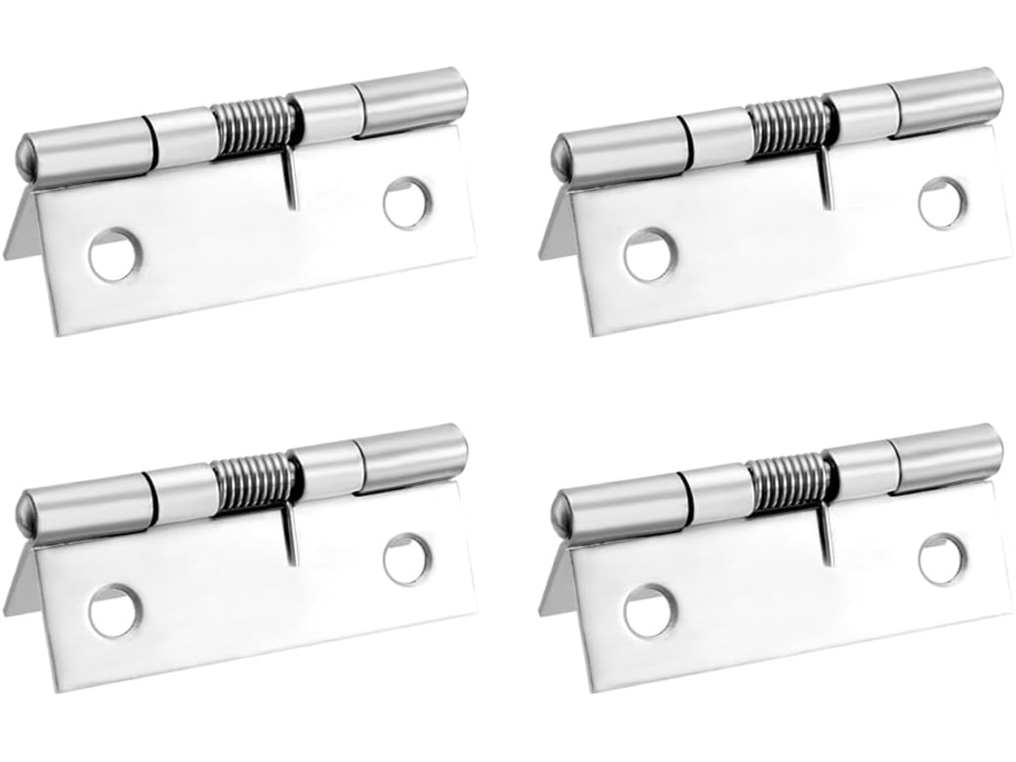 Conjunto De 4 Dobradiças Com Mola De 2 Polegadas Em Aço Inoxidável 304