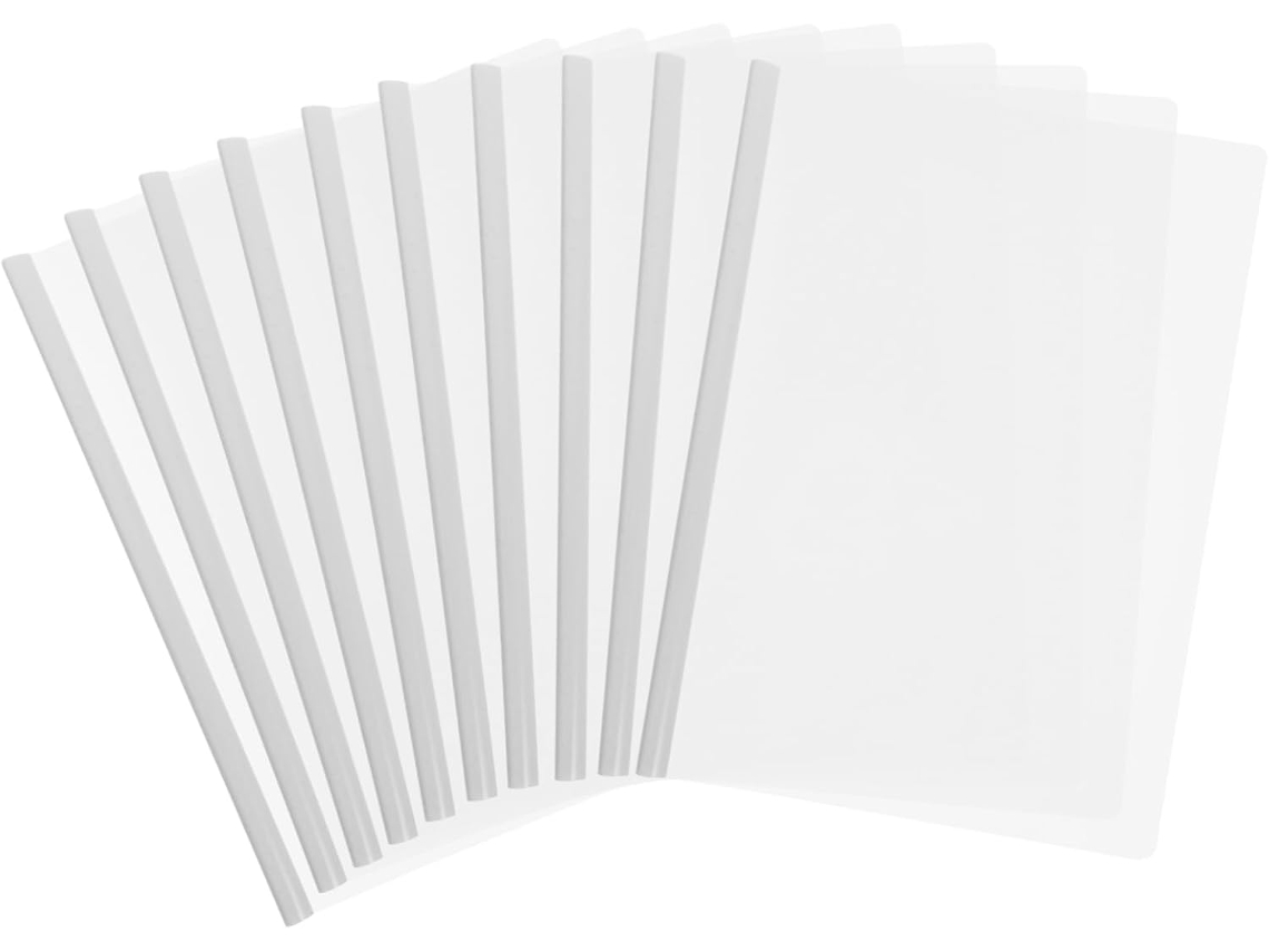 Conjunto De 10 Pastas Transparentes Deslizantes Para Arquivos E Organizadores De Documentos Comercia Gokoco