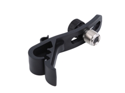Suporte de Microfone Ajustável com Clipe para Bateria, Resistente a Impactos, Preto. MDUG