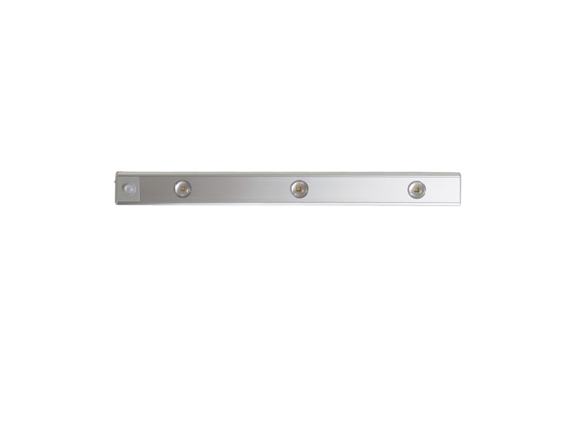 Ultra-thin, Cordless And Rechargeable Led Table Lamp With Motion Sensor, 40 Cm, Silver.