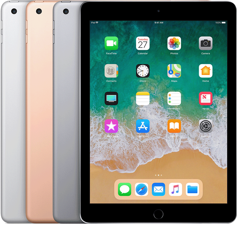 Ipad APPLE 6ª Geração 9.7'' 128 Gb Wi-Fi + Cellular Prateado (Recondicionado Como Novo)